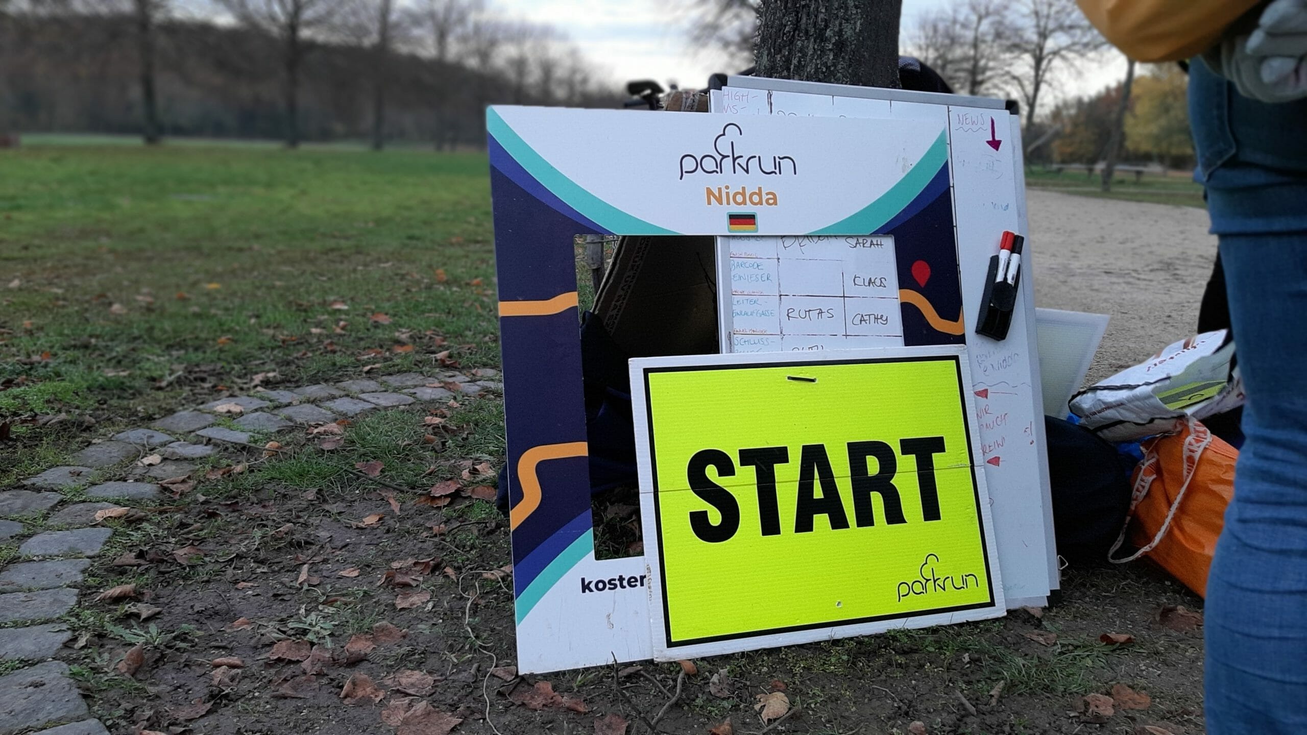 Start of Nidda Parkrun