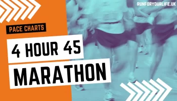 4 hour 45 marathon pace chart