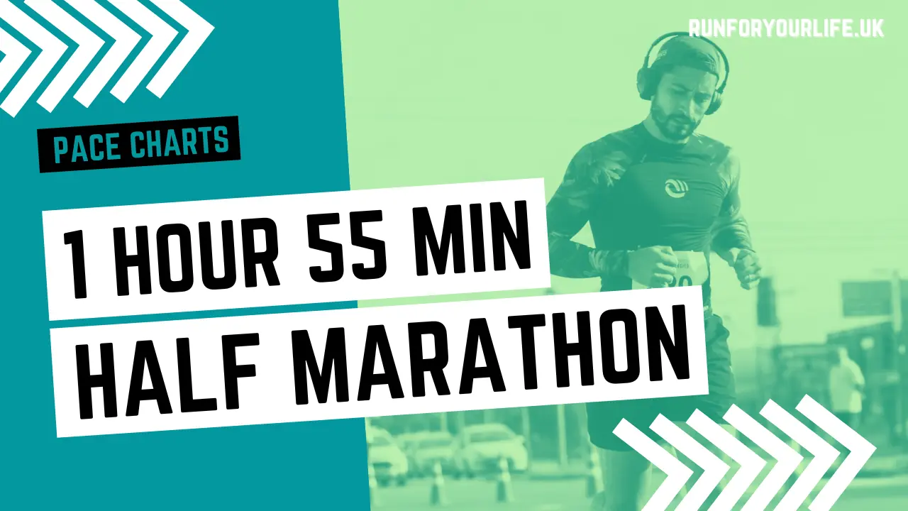 1 hour 55 minutes half marathon pace