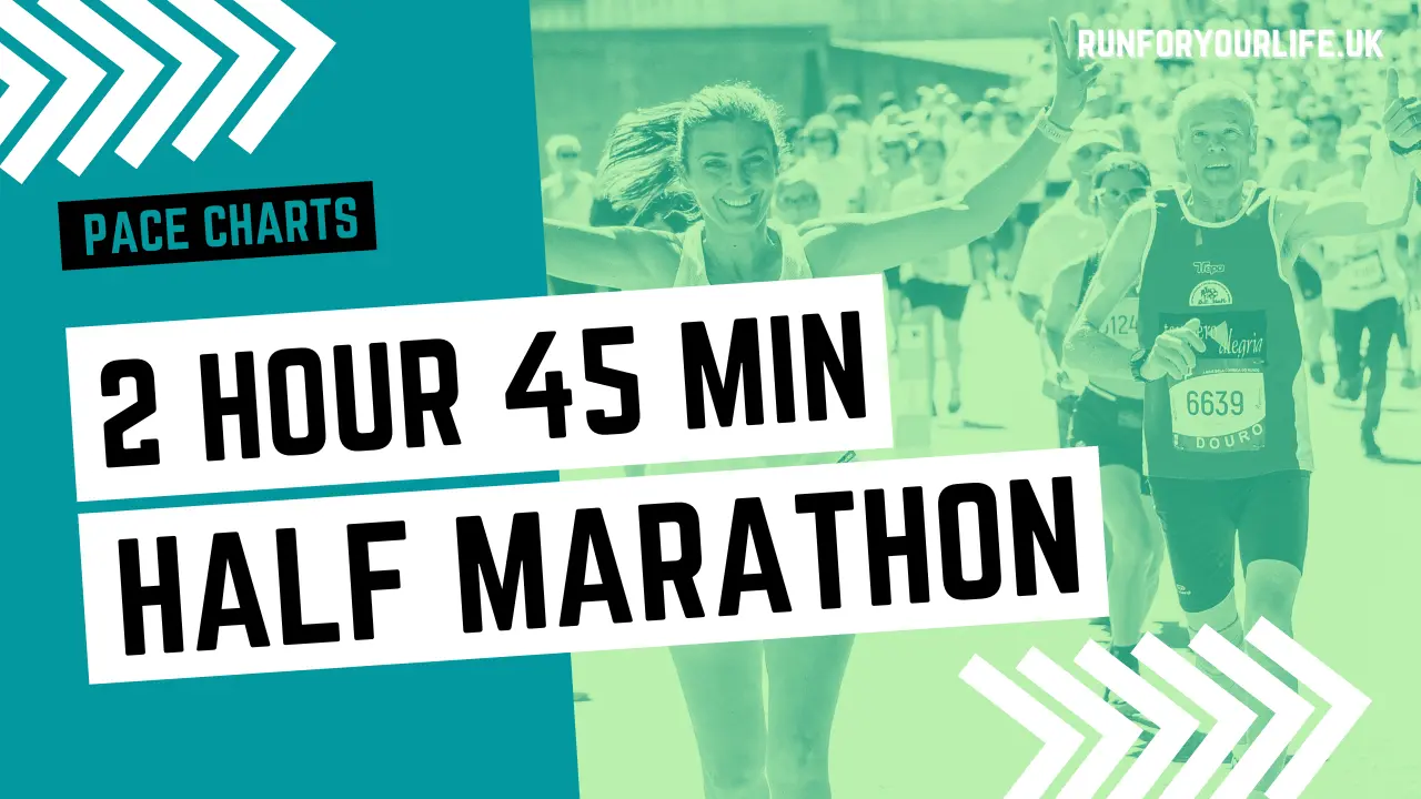 2 hour 45 minutes half marathon pace