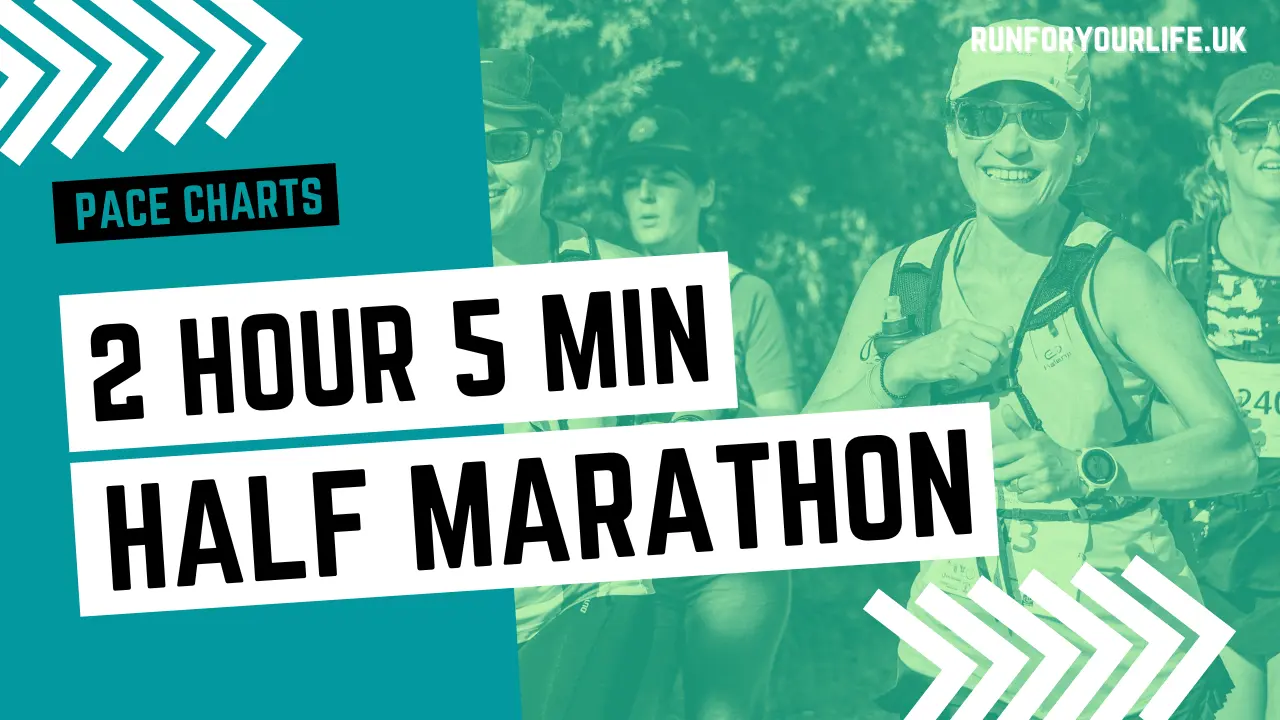 2 hour 5 minutes half marathon pace