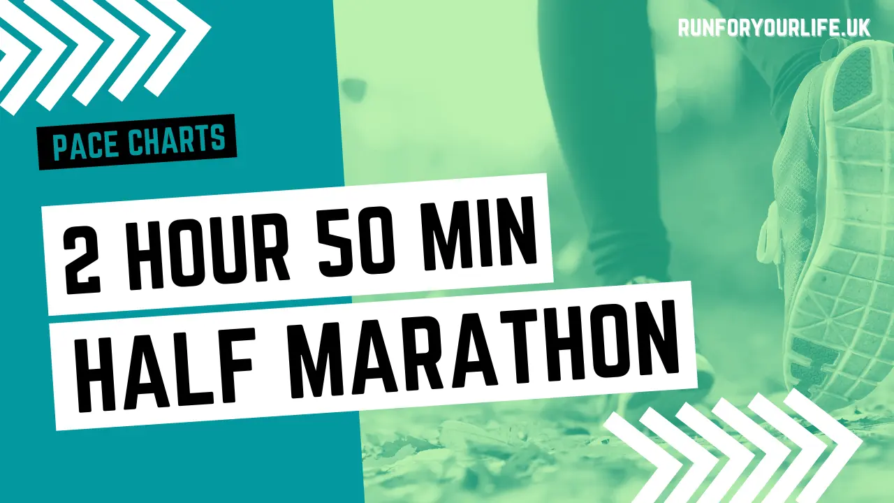 2 hour 50 minutes half marathon pace