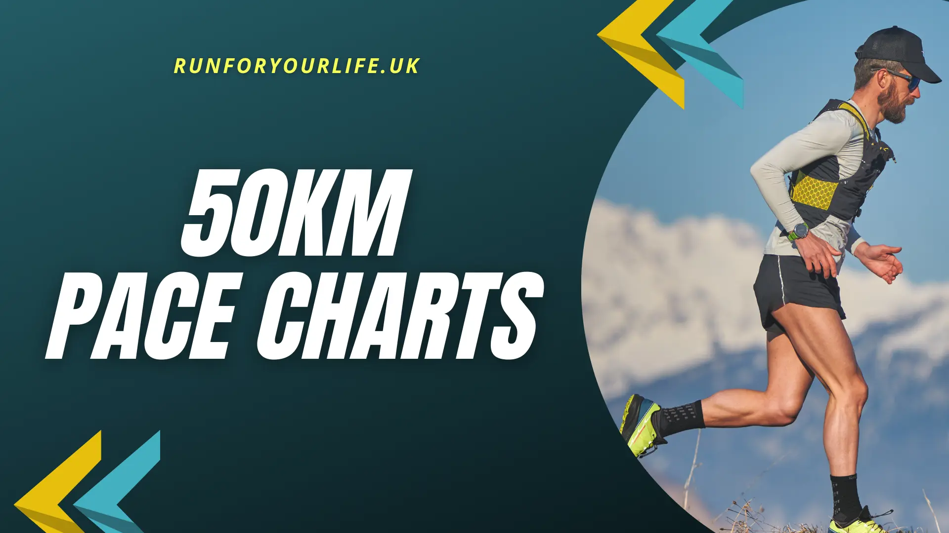 8 hours 50k pace chart Run For Your Life